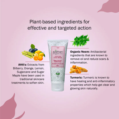Clear Skin Face Wash - Azafran - 100gm