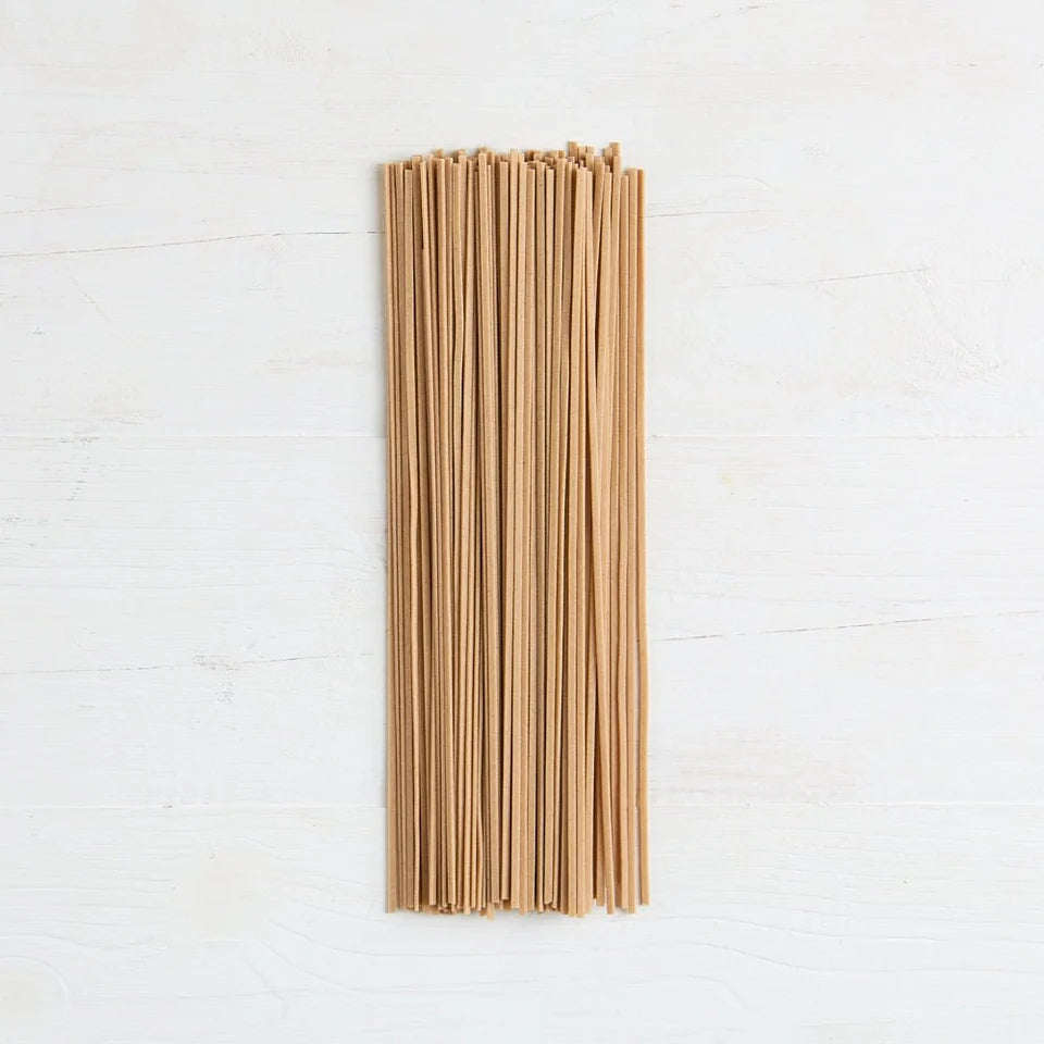 Noodles |Organic Japanese 100% Buckwheat Soba- Traditionally Slow Dried 100% Buckwheat Noodles - Gluten Free, Low In Fat, High In Fibre And Protein - Clearspring - 200gm
