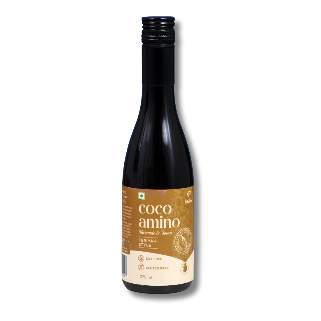 Coco Amino | Teriyaki Style - Marinade &amp; Sauce - Coconut Flower Aminos - USDA Organic - 100% Plant Based - Gluten Free, Soy Free &amp; No Added Preservatives - Balion - 375ml