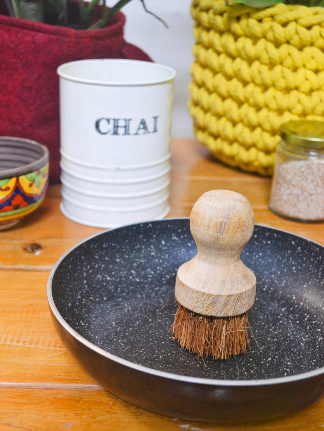 Coconut Coir – Tava Oil Brush – Almitra – 1Pc.