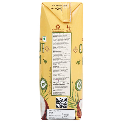 Unsweetened Coconut Cream - Vegan - Urban Platter - 250ml