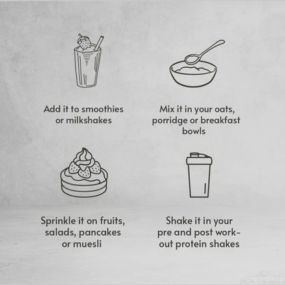 Energy Powder | Coconut (Made With Dates, Coconut &amp;amp; Peanuts) - Vegan, No Preservatives &amp;amp; No Added Sugar - Brawny Bear - 250gm