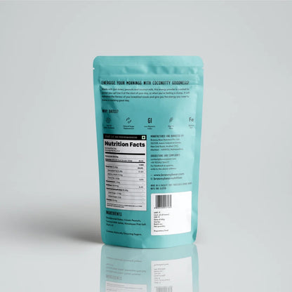 Energy Powder | Coconut (Made With Dates, Coconut &amp;amp; Peanuts) - Vegan, No Preservatives &amp;amp; No Added Sugar - Brawny Bear - 250gm