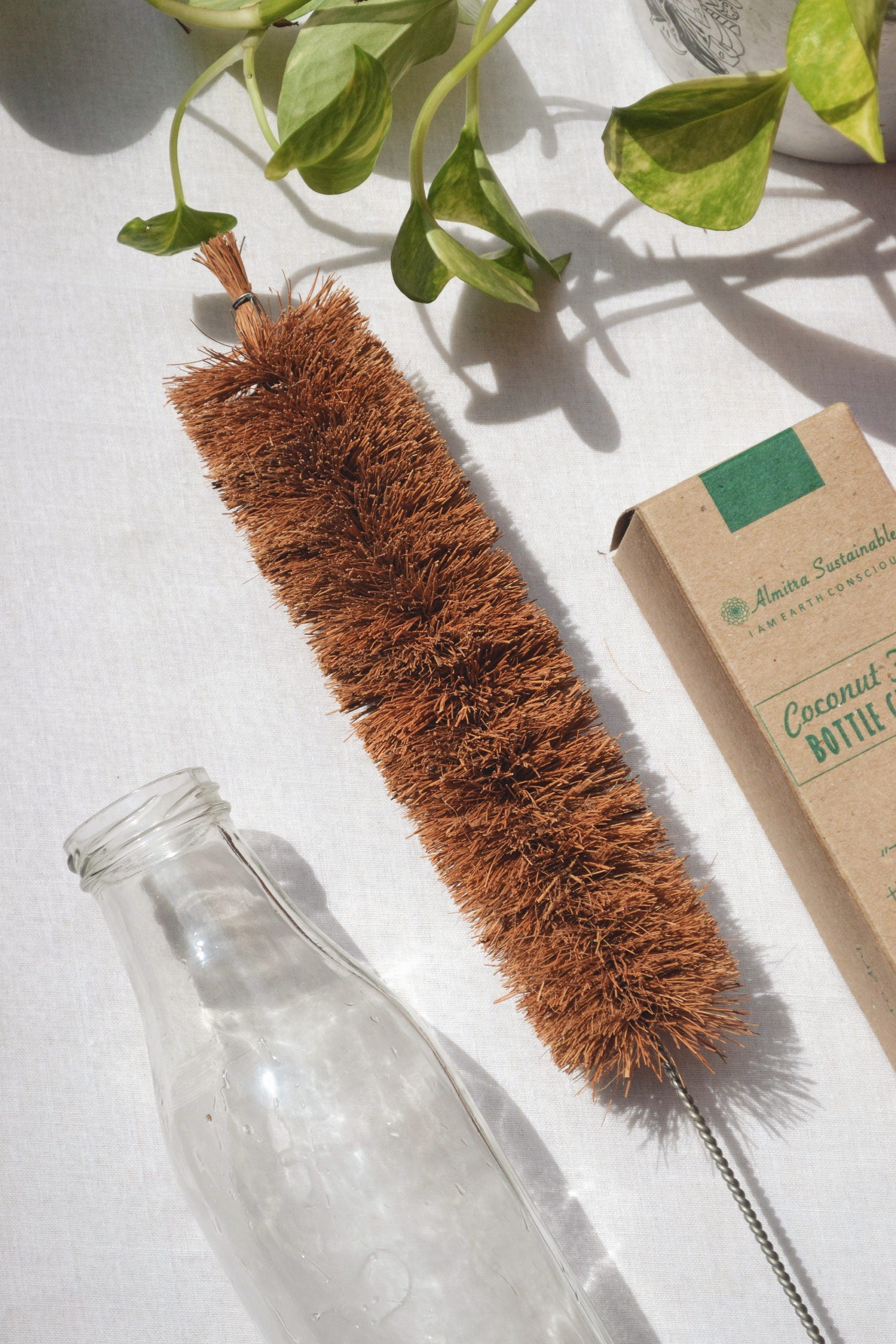Coconut Fiber Bottle Cleaner – Almitra – 1Pc.