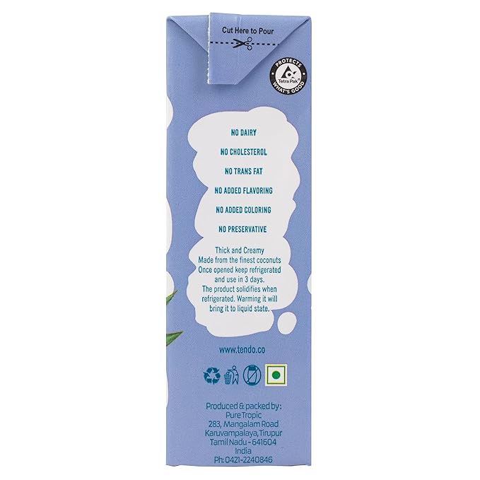 Coconut Milk | Unsweetened – Tendo – 180ml