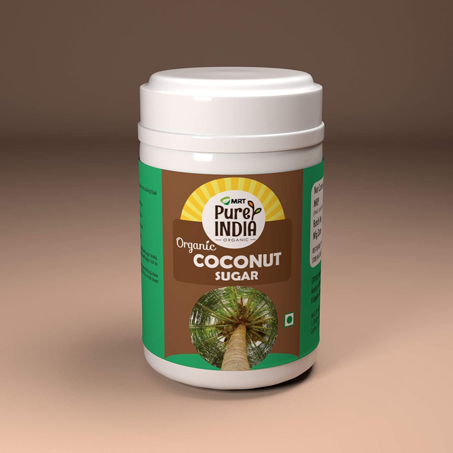 Sugar | Coconut Sugar - Vegan &amp;amp; Gluten Free - MRT Organics - 250gm