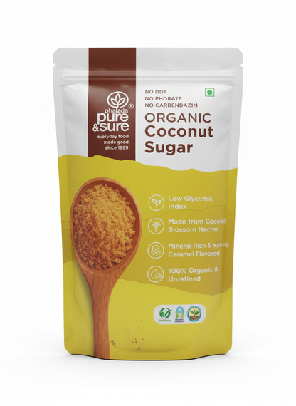 Sugar | Coconut Sugar - Organic - Pure and Sure - 500gm