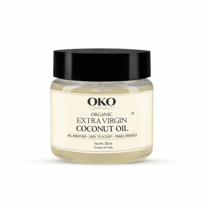 Oil| Organic Extra Virgin Coconut Oil - Cold Pressed - OKO Whole Food - 300ml
