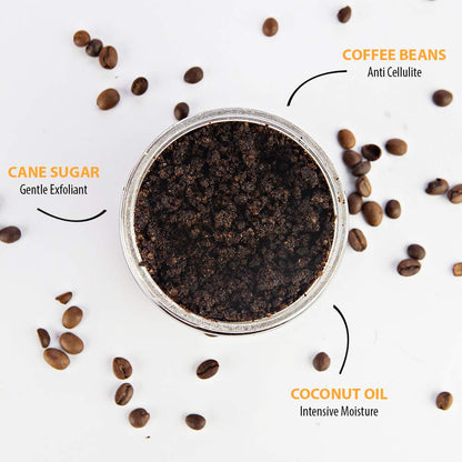 Coffee Caramel Body (Cellulite Destruction &amp;amp; Firming) Scrub - Gulnare - 250gm