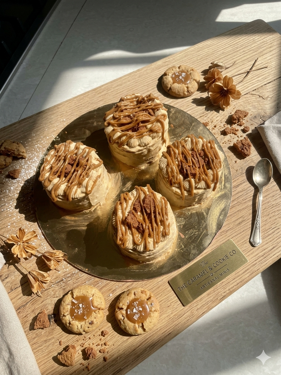 Cake | Cookie Caramel Cake - Vegan, Gluten Free &amp; Refined Sugar Free - Nature&