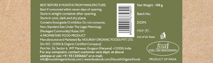 Cookies | Almond Buckwheat - Gluten Free, High Protein, Rich In Fiber, Fat Free &amp;amp; Lactose Free - Nourish Organic - 120gm