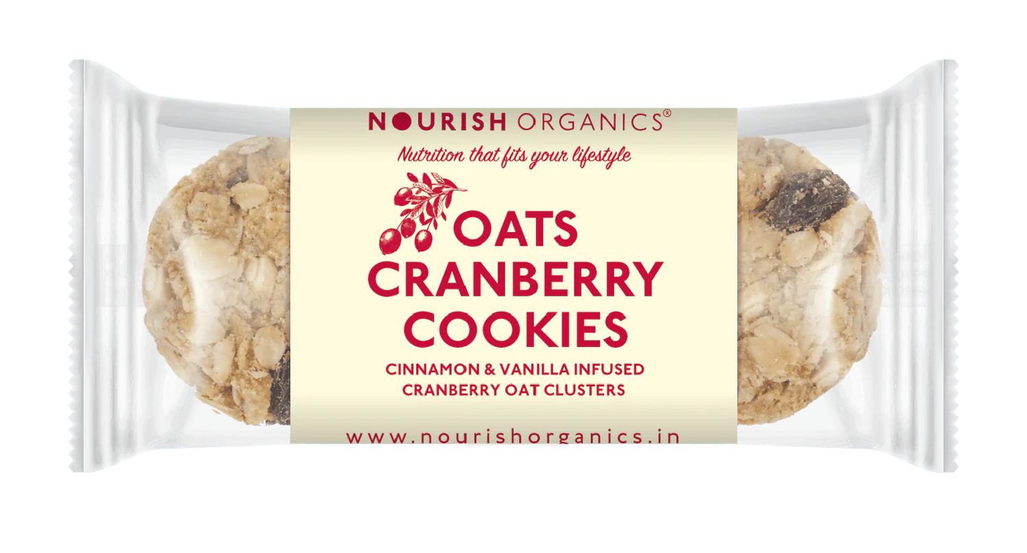 Cookies | Variety Pack - Organic - Wheat Free &amp; Zero Trans Fat - Nourish Organics - 140gm