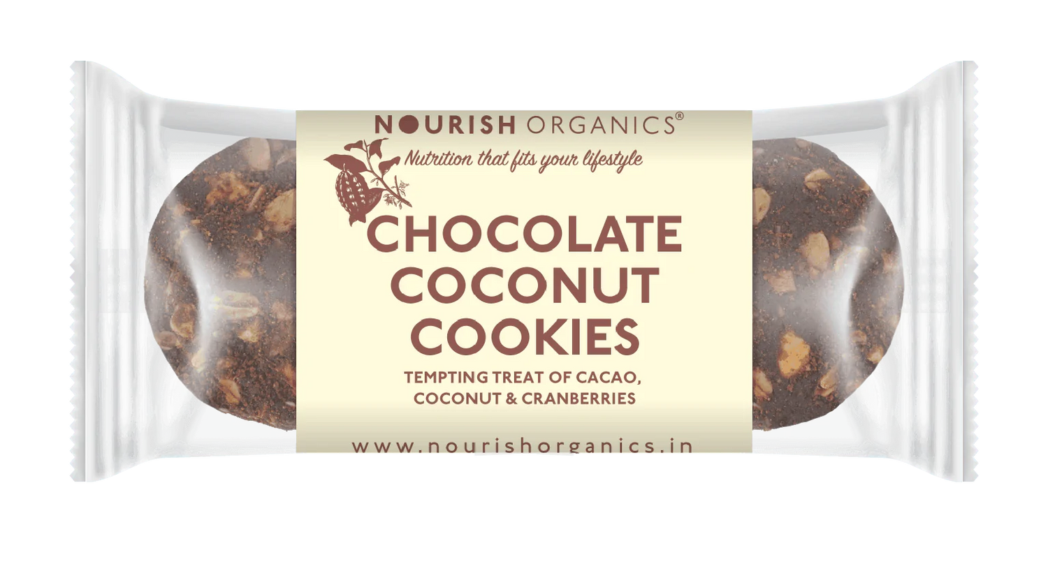 Cookies | Variety Pack - Organic - Wheat Free &amp; Zero Trans Fat - Nourish Organics - 140gm
