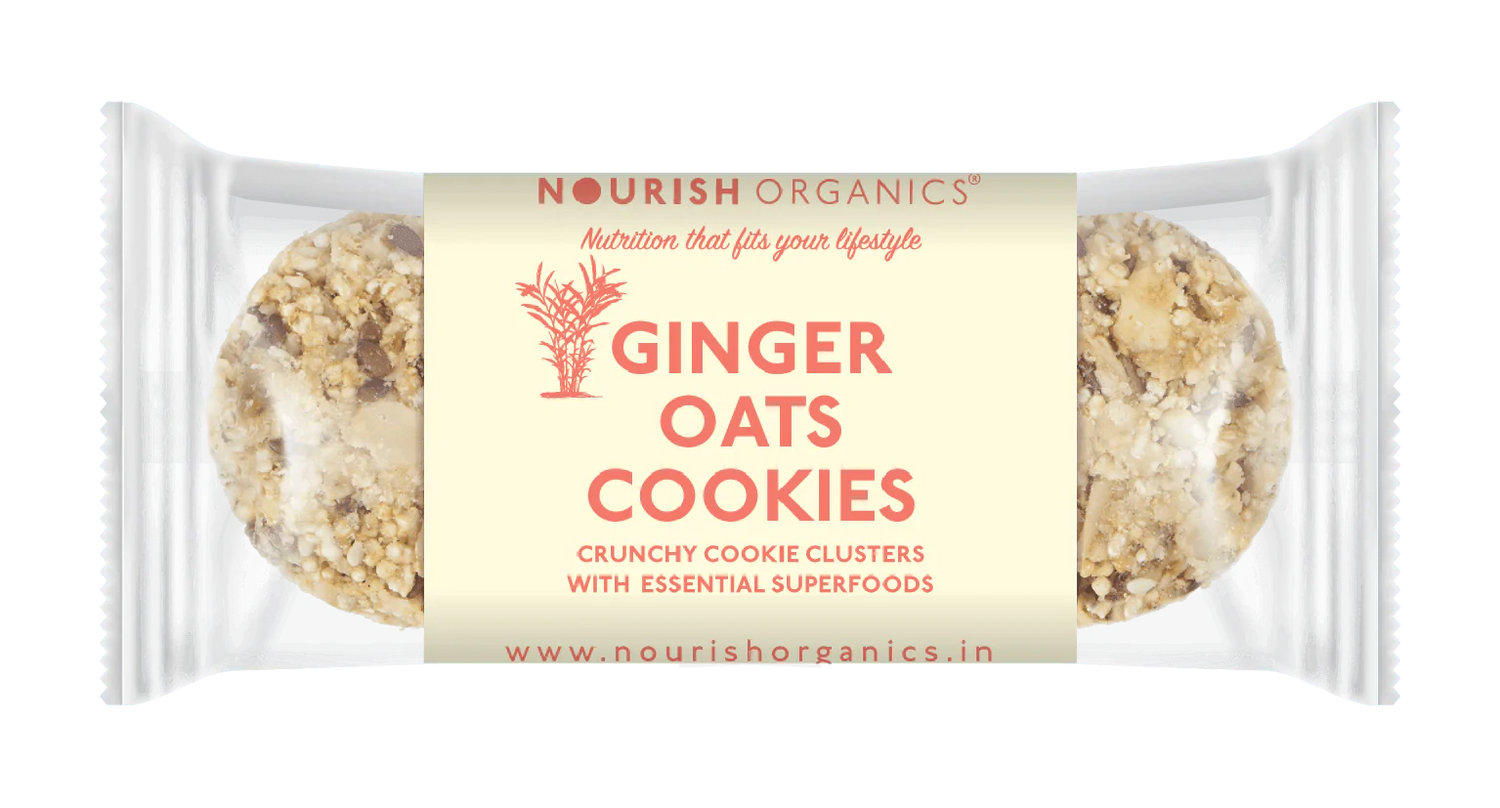Cookies | Variety Pack - Organic - Wheat Free &amp; Zero Trans Fat - Nourish Organics - 140gm
