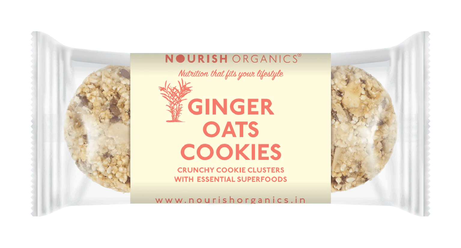 Cookies | Variety Pack - Organic - Wheat Free &amp; Zero Trans Fat - Nourish Organics - 140gm