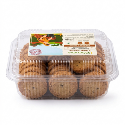 Cookies | Ajwain Cookies - Made With Organic Ingredients - Healthy - Cruelty Free &amp; No Added Preservatives - Matratva - 350gm