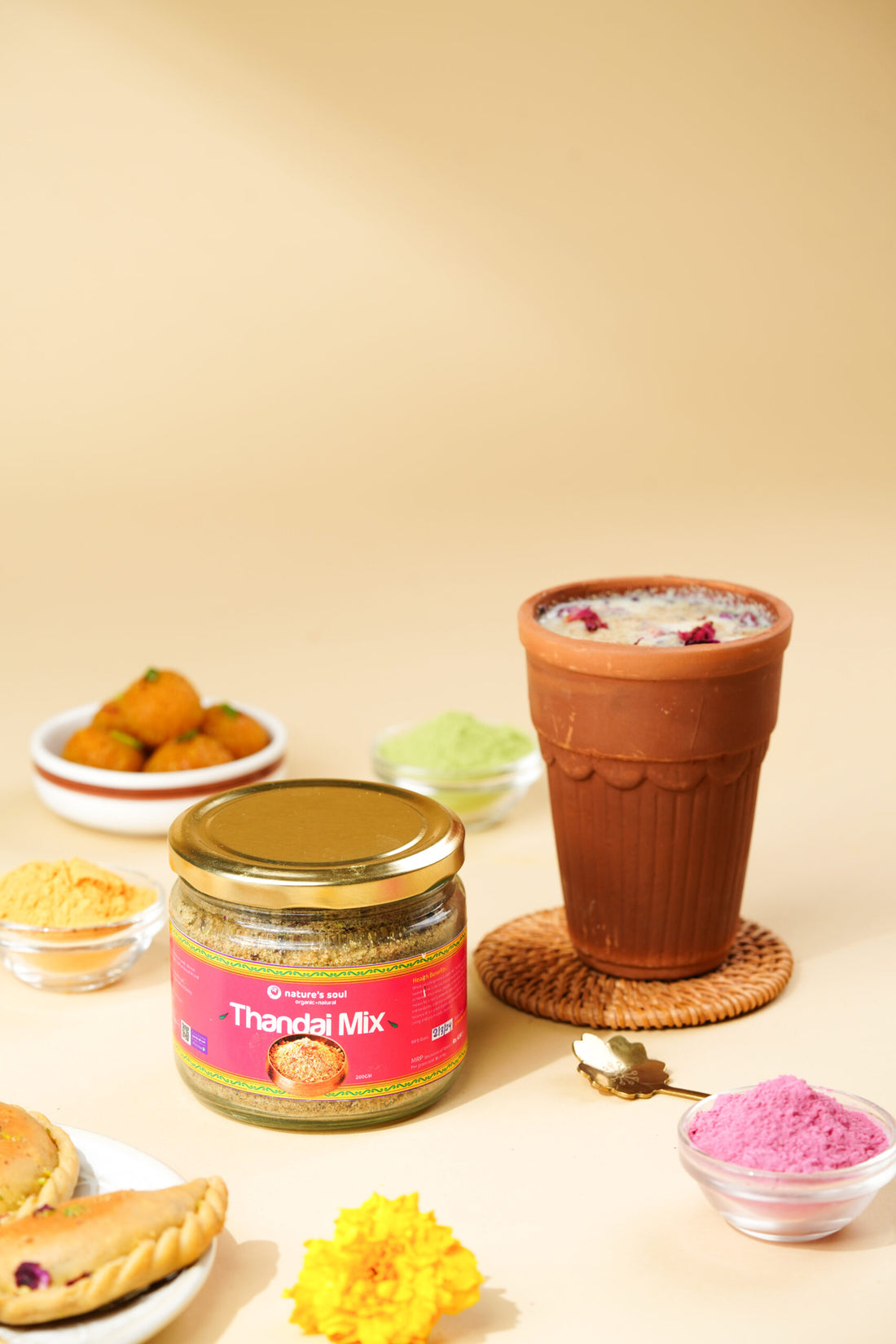 Thandai Mix | Rich In Antioxidants & Great Digestive Aid - Nature&