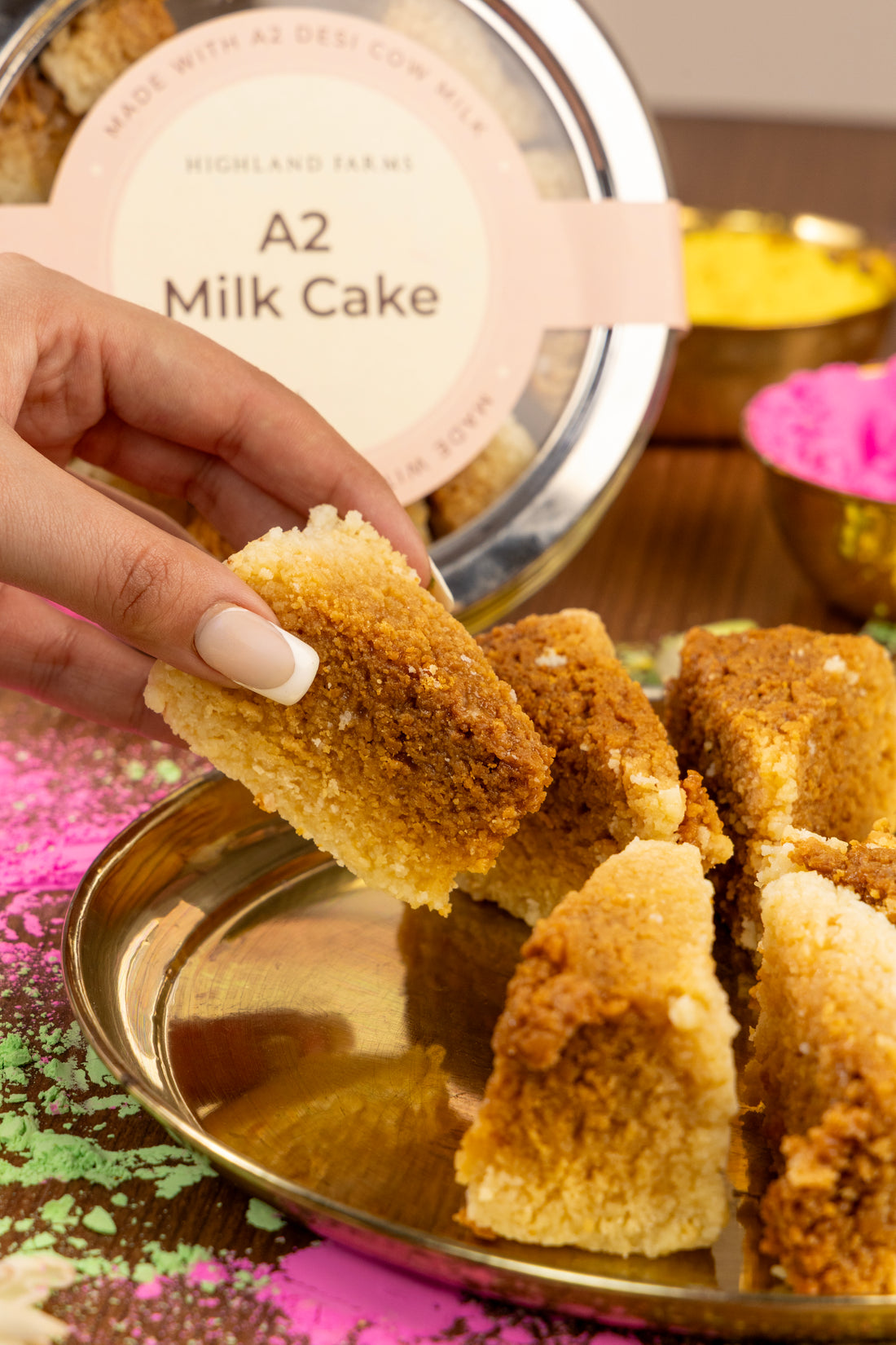 Milk Cake - Made from A2 Milk - Refined Sugar Free - Highland Farms - 700gm