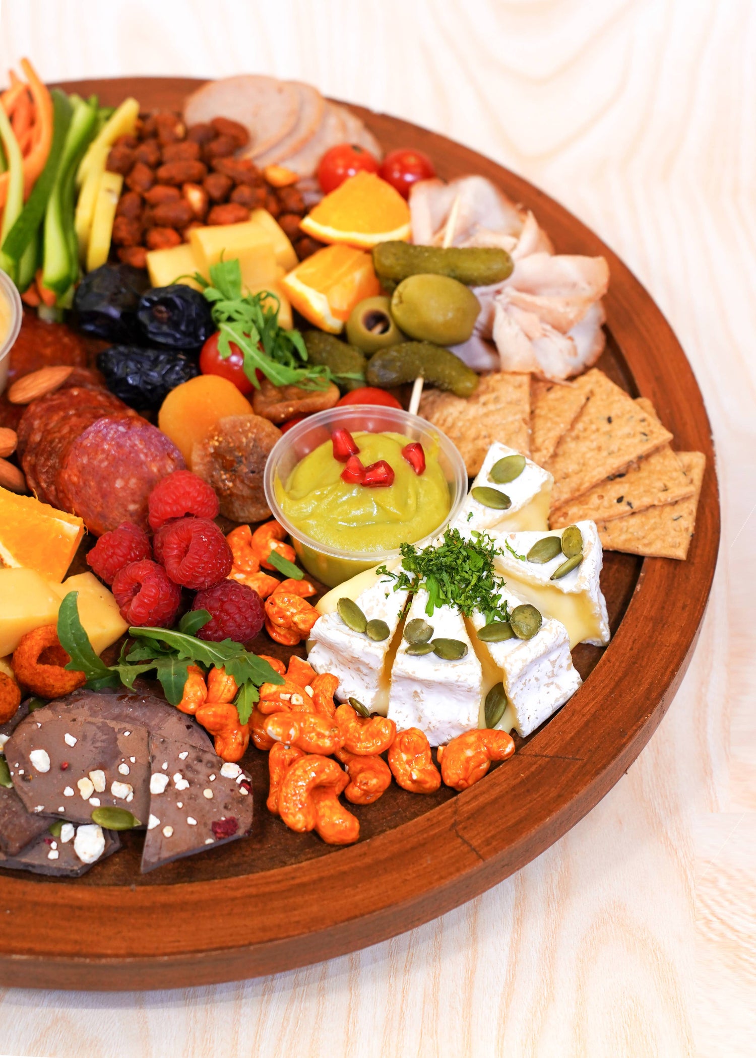 Charcuterie Grazing Board - Non Veg - Fresh - Made with Organic Ingredients - Good for 6 to 8 People