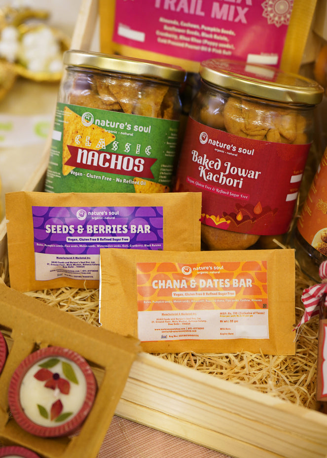 Diwali Hamper | Divine Snacking Delight - No Palm Oil &amp; No Refined Sugar - Guilt Free Snacking - 10 Products