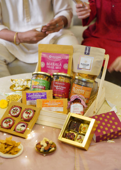Diwali Hamper | Divine Snacking Delight - No Palm Oil &amp; No Refined Sugar - Guilt Free Snacking - 10 Products