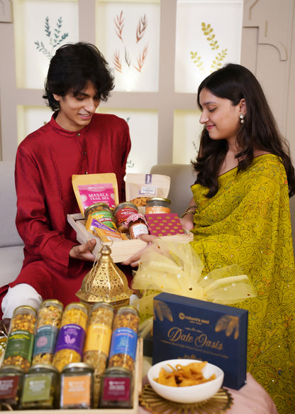 Diwali Hamper | Divine Snacking Delight - No Palm Oil &amp; No Refined Sugar - Guilt Free Snacking - 10 Products
