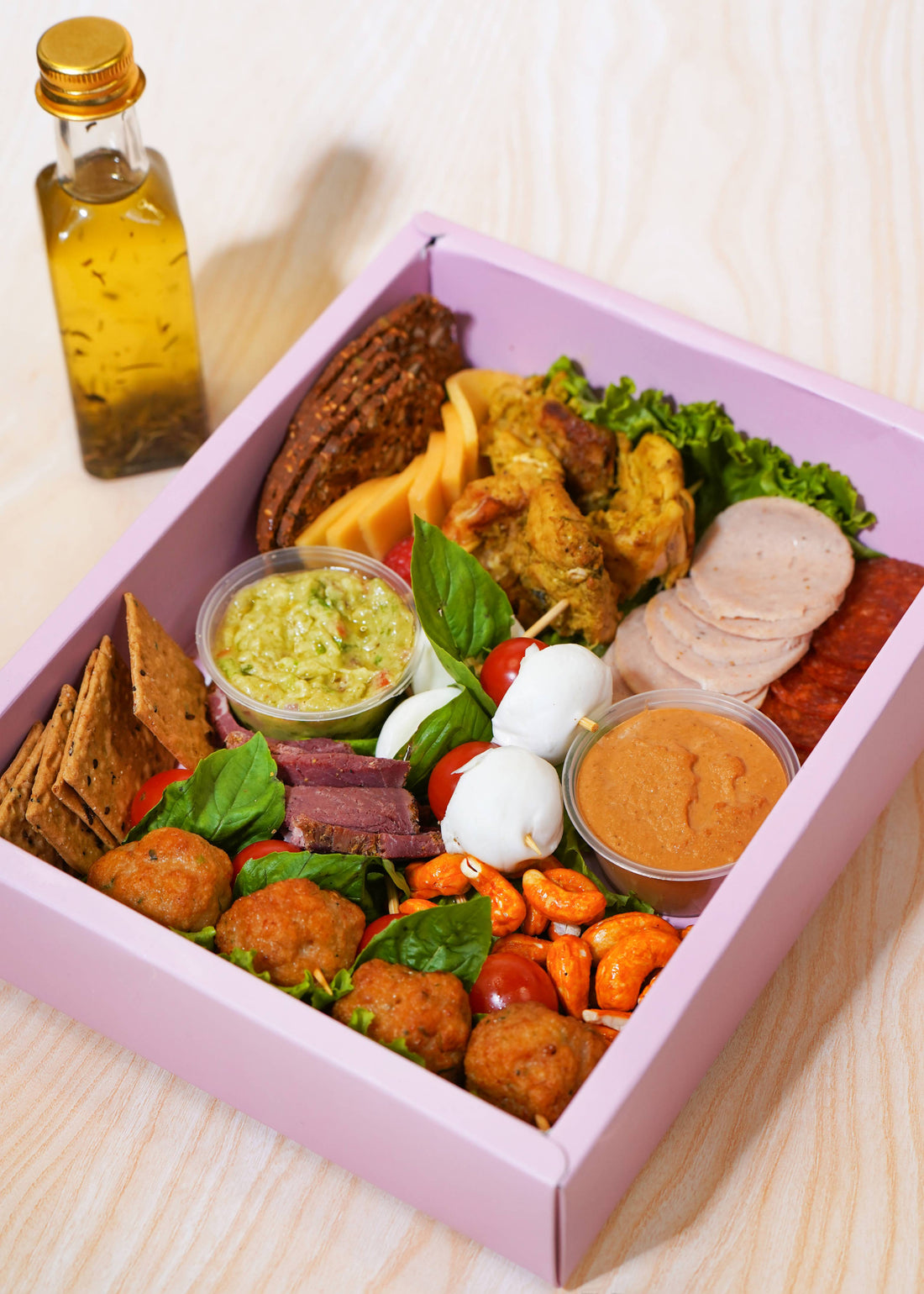 Non Veg Grazing Box - Made with Organic Ingredients - Ultimate Snack Platter