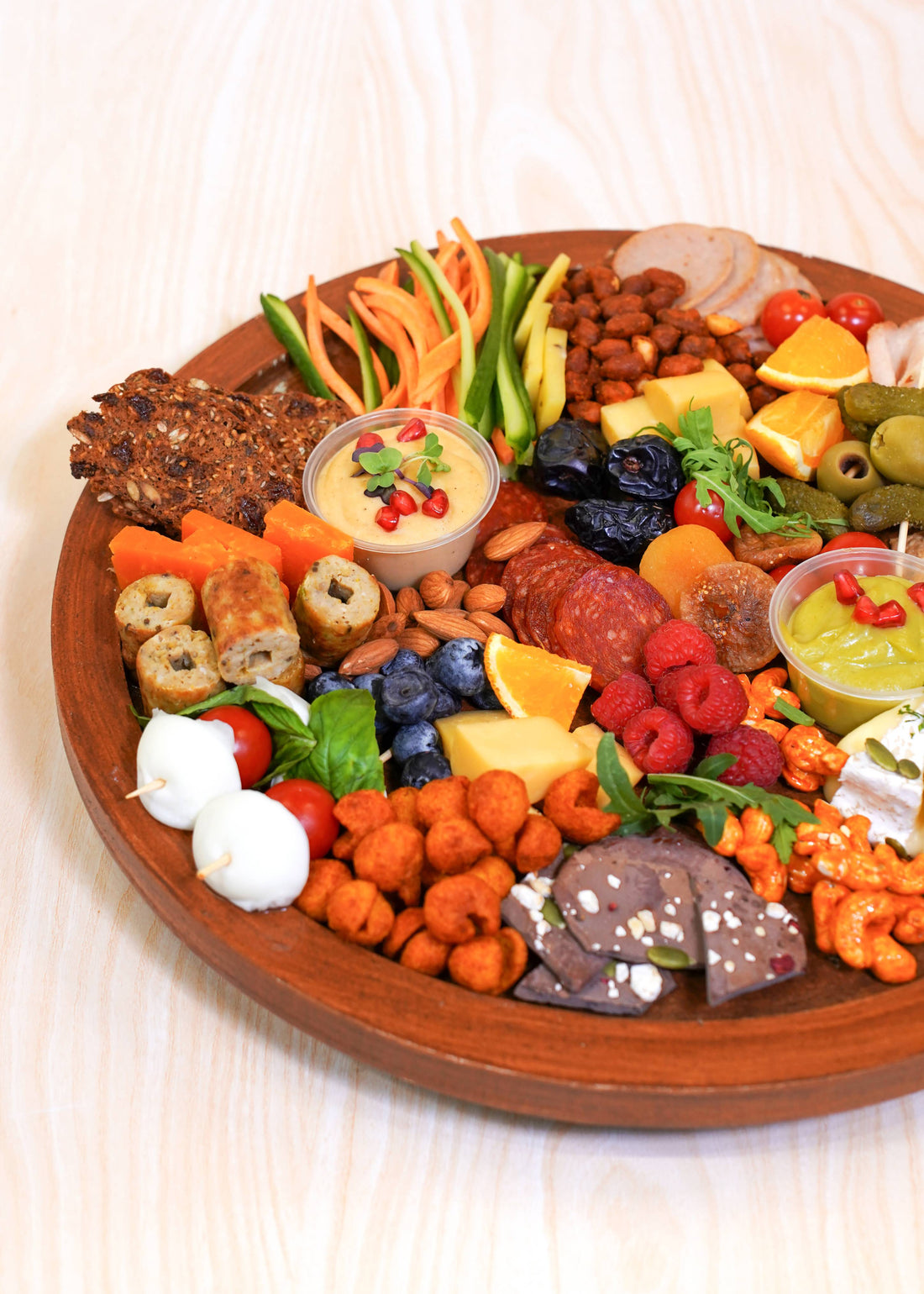 Charcuterie Grazing Board - Non Veg - Fresh - Made with Organic Ingredients - Good for 6 to 8 People