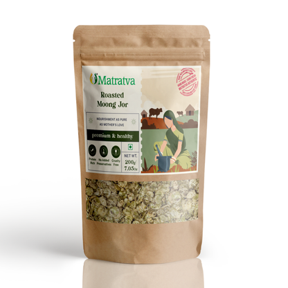 Moong Jor | Organic Roasted Moong Jor - No Colour &amp; Preservatives Free - Matratva - 250gm