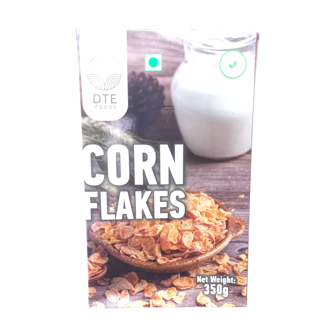 Corn Flakes | Made With Organic Ingredients - DTE Foods - 350gm