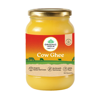 Ghee | Cow Ghee -100% Pure - Certified Organic- No Synthetic Additives or Harmones - Organic India - 1000ml