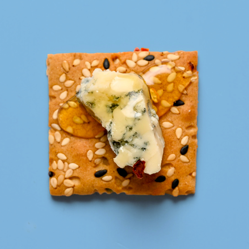 Crackers | Hot Honey &amp; Sesame Crackers-Sweet-Spicy Crunch , Baked Cracker -No Preservatives– Vivanda– 125gm