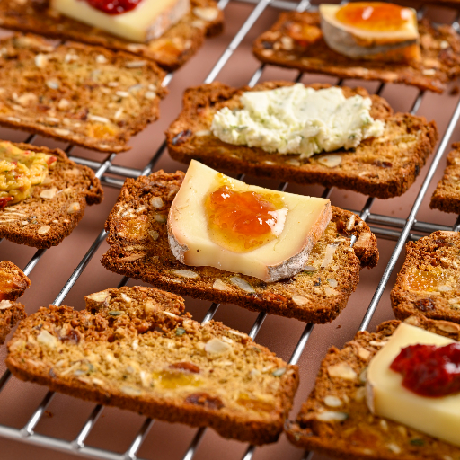 Crackers | Fruit &amp; Nut Crackers -Crunchy Nuts and Chewy Dried Fruit, Baked Cracker -No Preservatives– Vivanda– 150gm