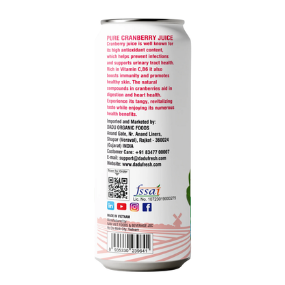 Juice | Cranberry Juice – No Added Sugar, No Preservatives &amp; No Concentrate – Dadu Fresh – 320ml