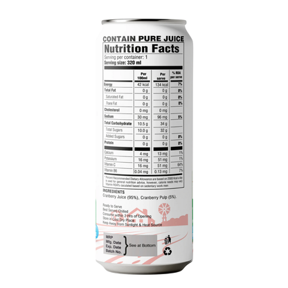 Juice | Cranberry Juice – No Added Sugar, No Preservatives &amp; No Concentrate – Dadu Fresh – 320ml