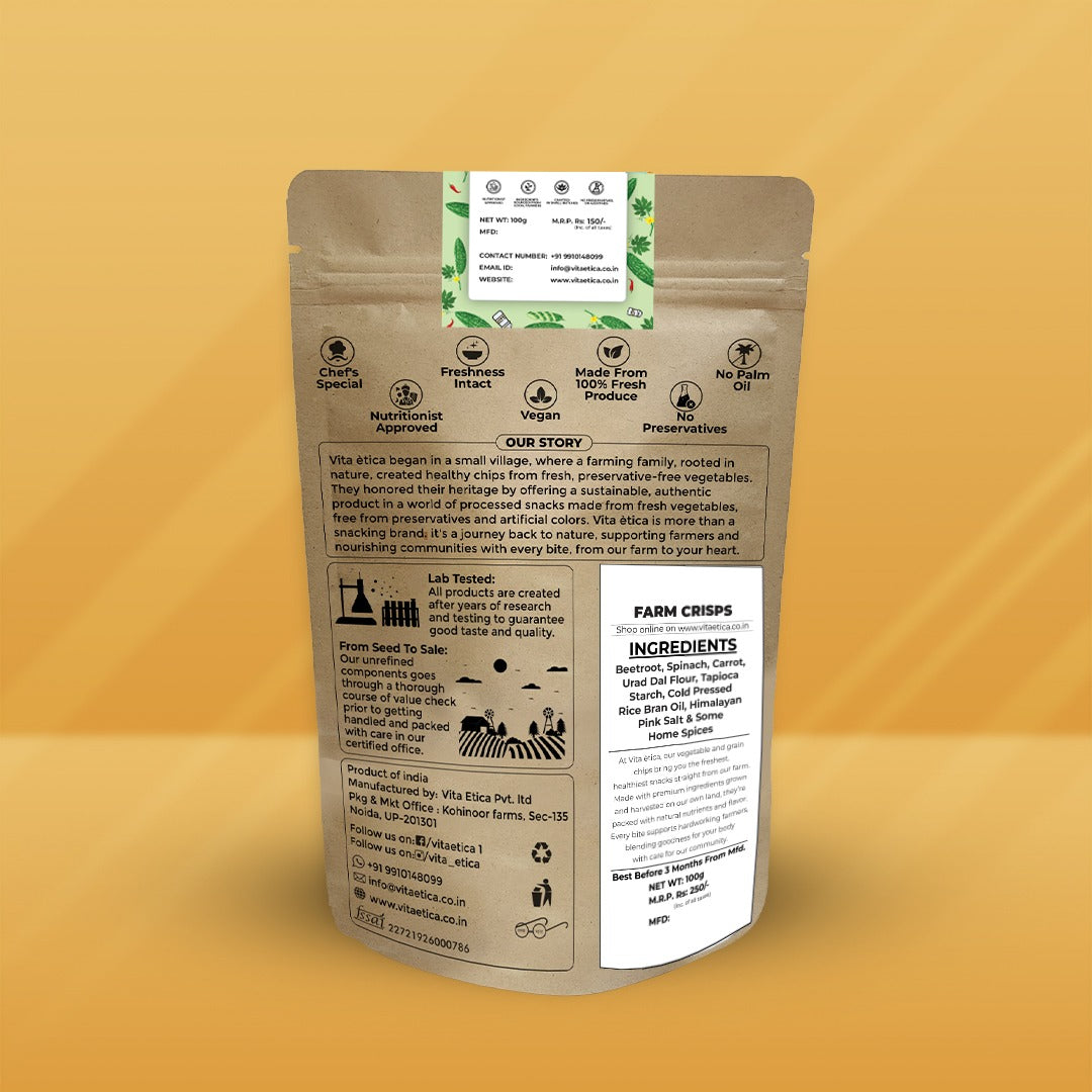 Chips | Crispy Kare Bites (Karela chips) - Chef&