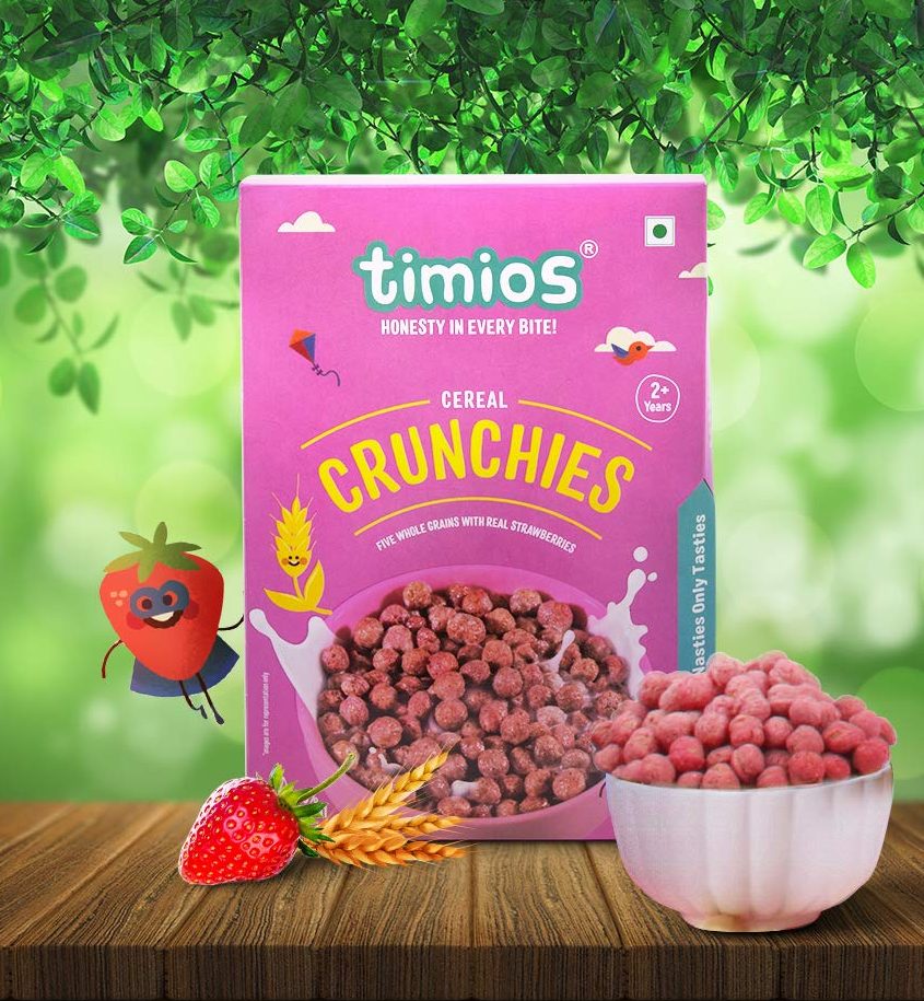 Crunchies Breakfast Cereal For Toddlers – Timios – 300gm