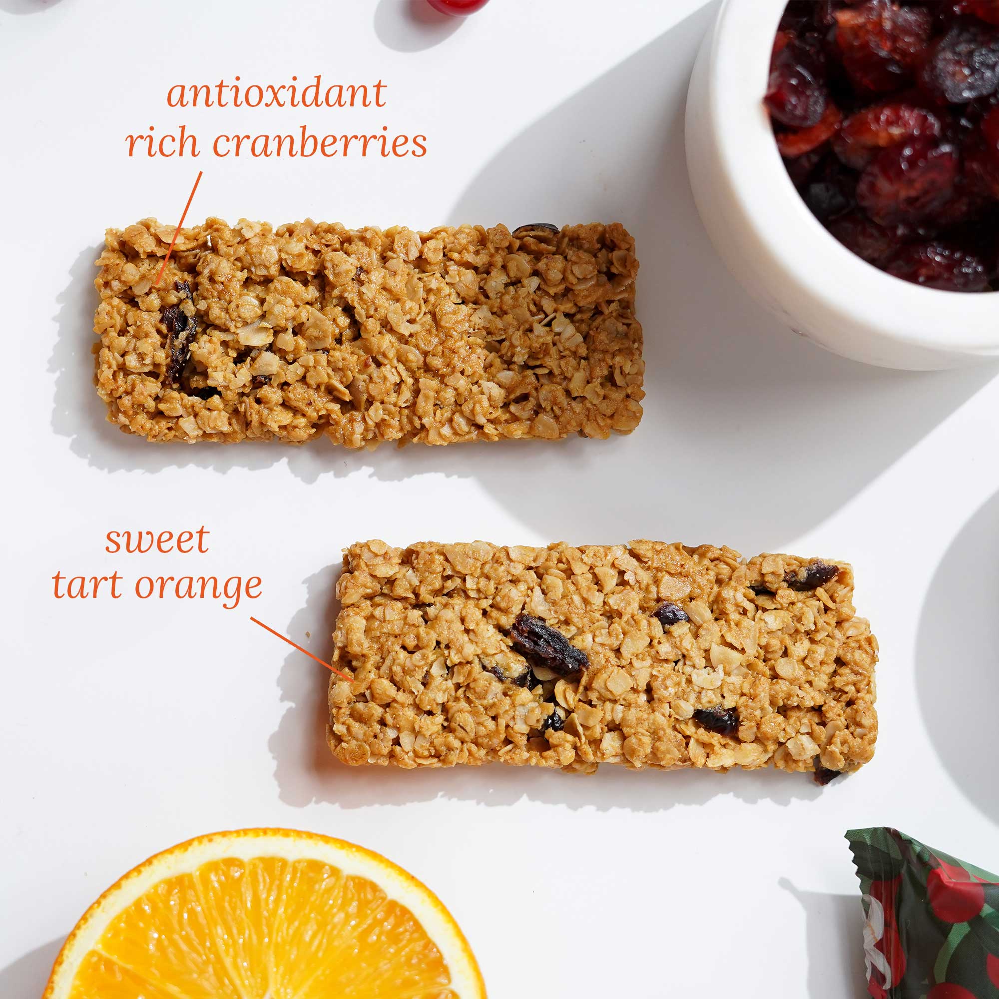 Crunchy Millet Granola Bars - Cranberry &amp;amp; Orange – Vegan &amp; Gluten Free - Wingreens Harvest - 40gm x 6