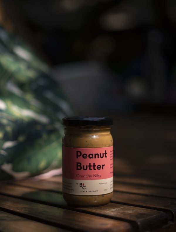 Peanut Butter | Crunchy Nibs - Vegan, Soy Free &amp; Dairy Free - B&amp;C - 280gm