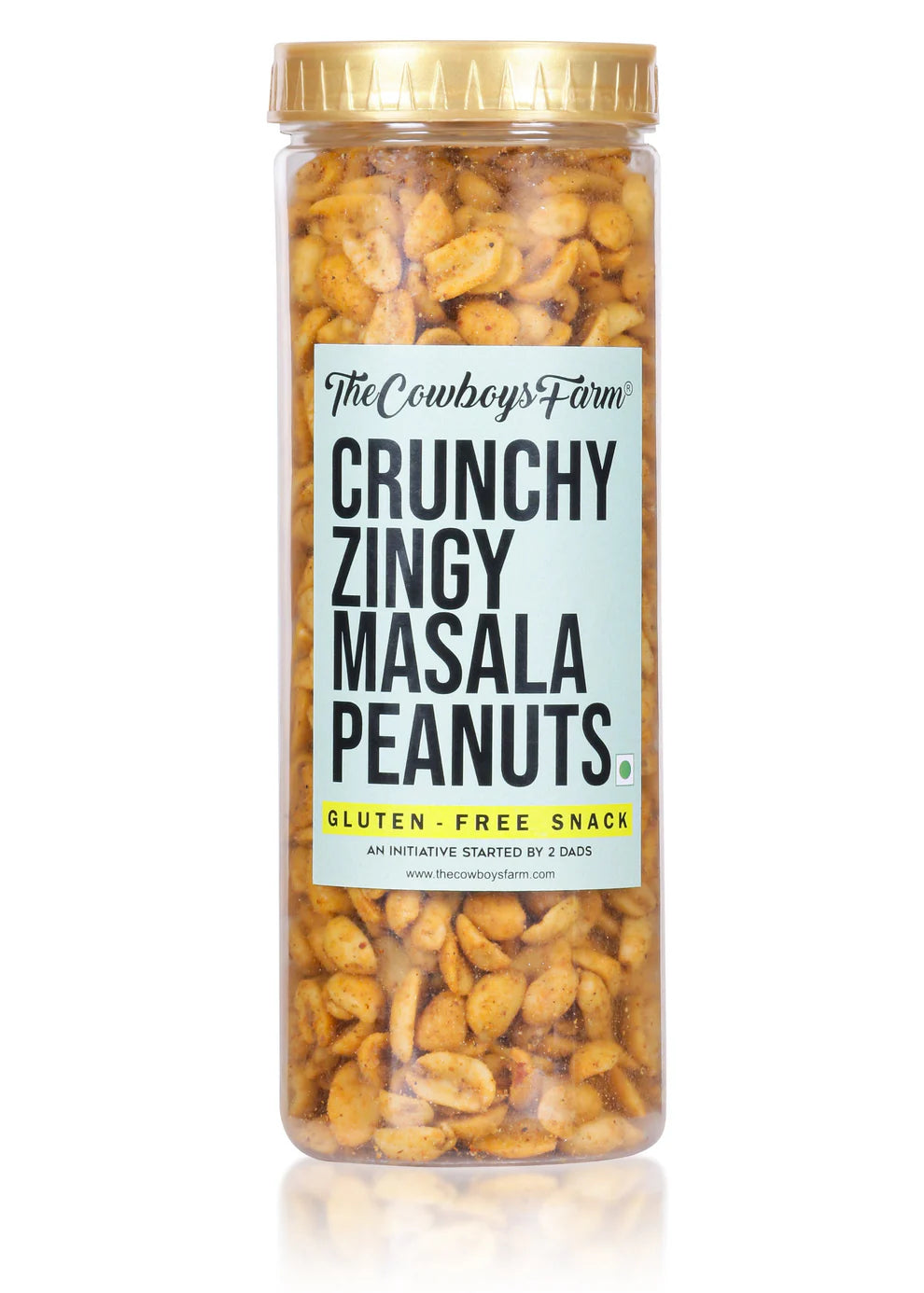Peanuts | Crunchy Zingy Masala Peanuts - Gluten Free, No Flavor Enhancer, No Artificial Colors &amp; No Added Preservatives – The Cowboys Farm - 290gm