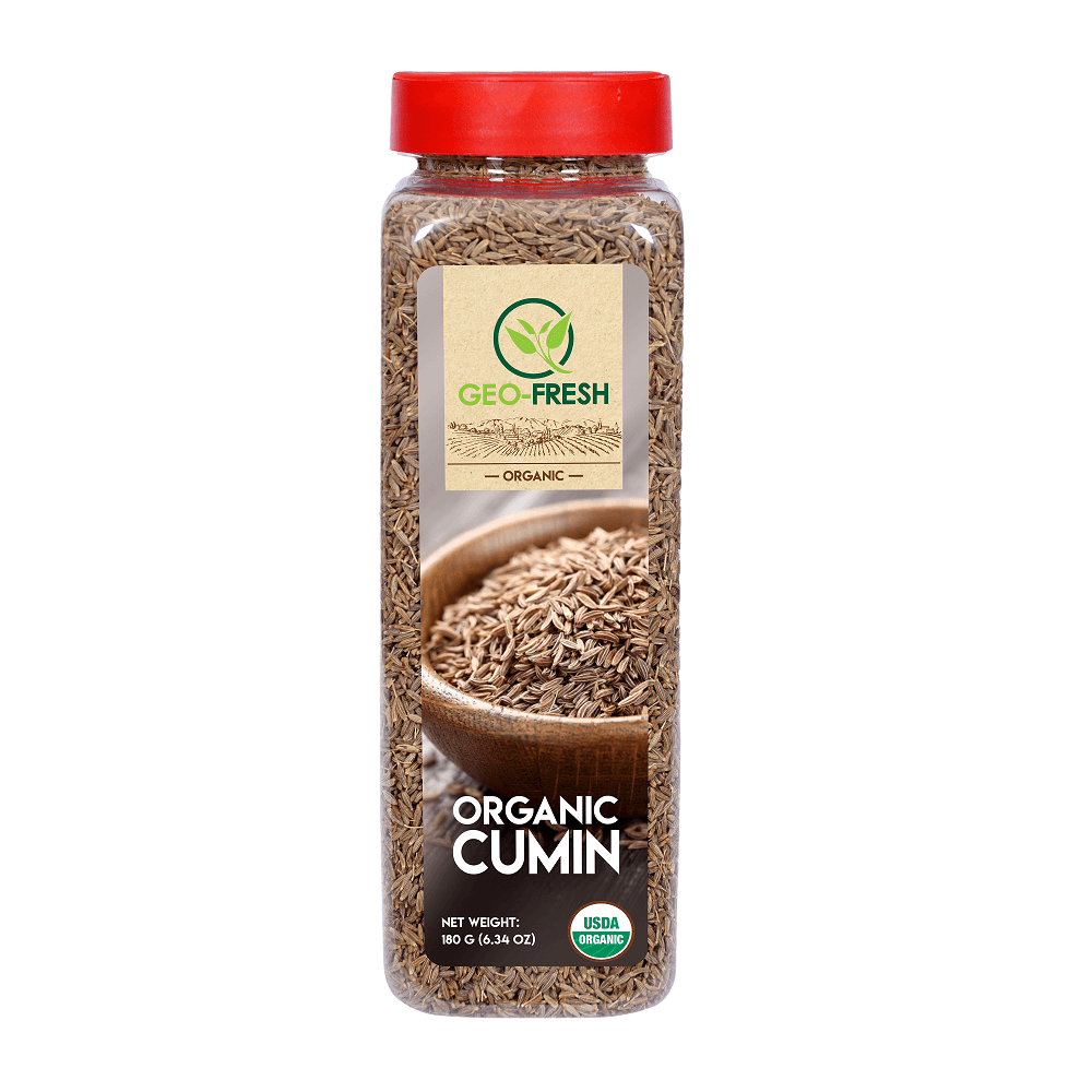 Cumin Whole | USDA Organic - Geo-Fresh - 180gm