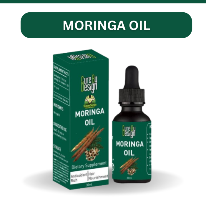 Moringa Oil |  Boost Immunity, Reduce Inflammation, &amp; Nourish Skin - Cure By Design - 30ml