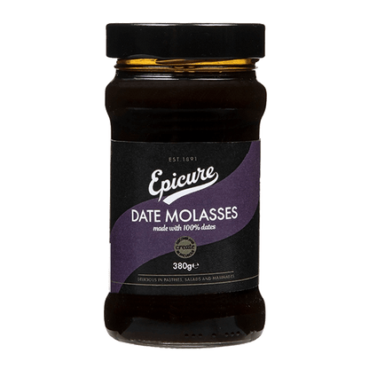 Date Molasses | Made With 100% Date - Delicious In Pastries, Salads And Marinades - No Added Flavours, Colours &amp; No Added Preservatives - Epicure - 380gm