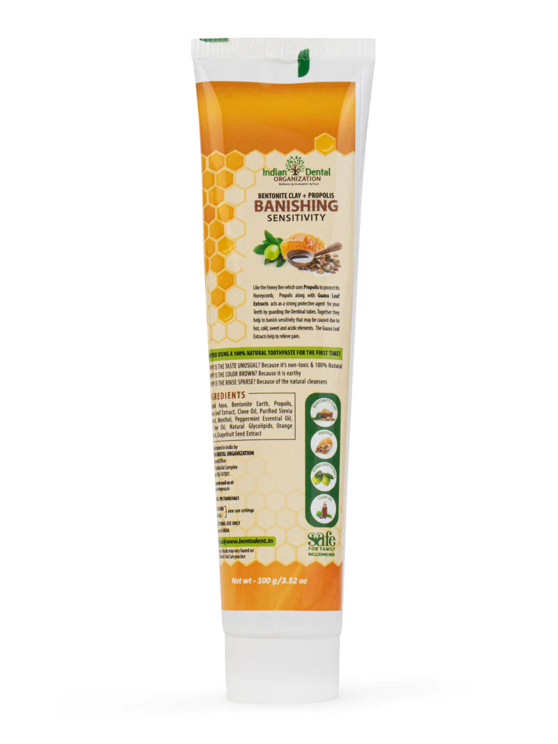 Desensitizer Toothpaste | Clovemint Flavour - Natural - Vegan &amp;amp; Sls Free - Bentodent – 100gm