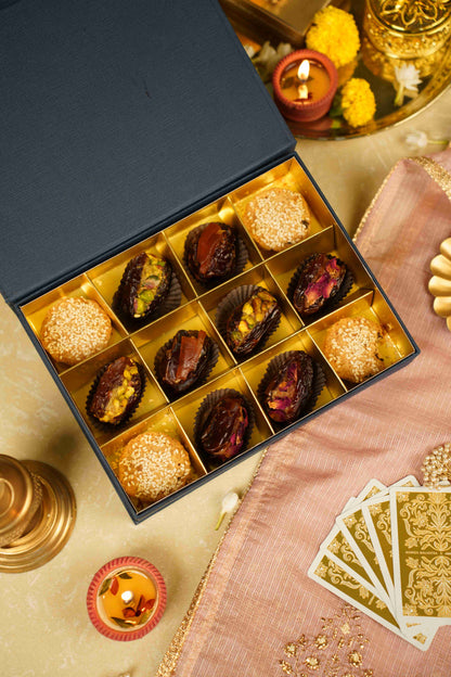 Date Oasis - Vegan, Gluten Free &amp; Refined Sugar Free - Box of 12