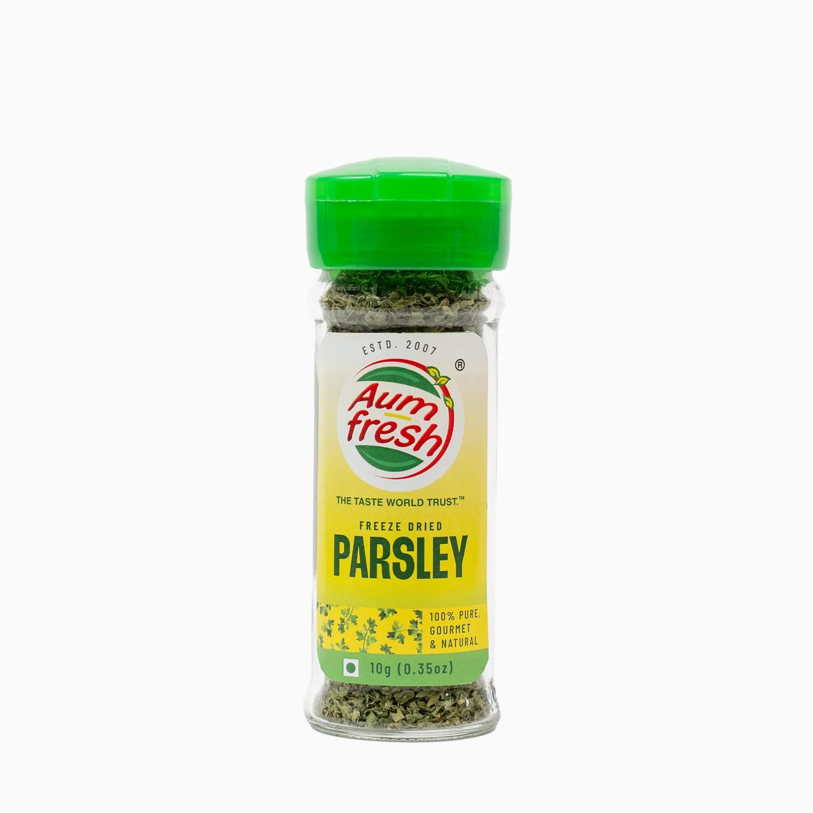 Seasoning | Freeze Dried Parsley Flakes- Meat Rub - No Additives, No Artificial Flavours &amp; Preservatives Free - 100% Pure &amp; Natural - Aum Fresh - 10gm