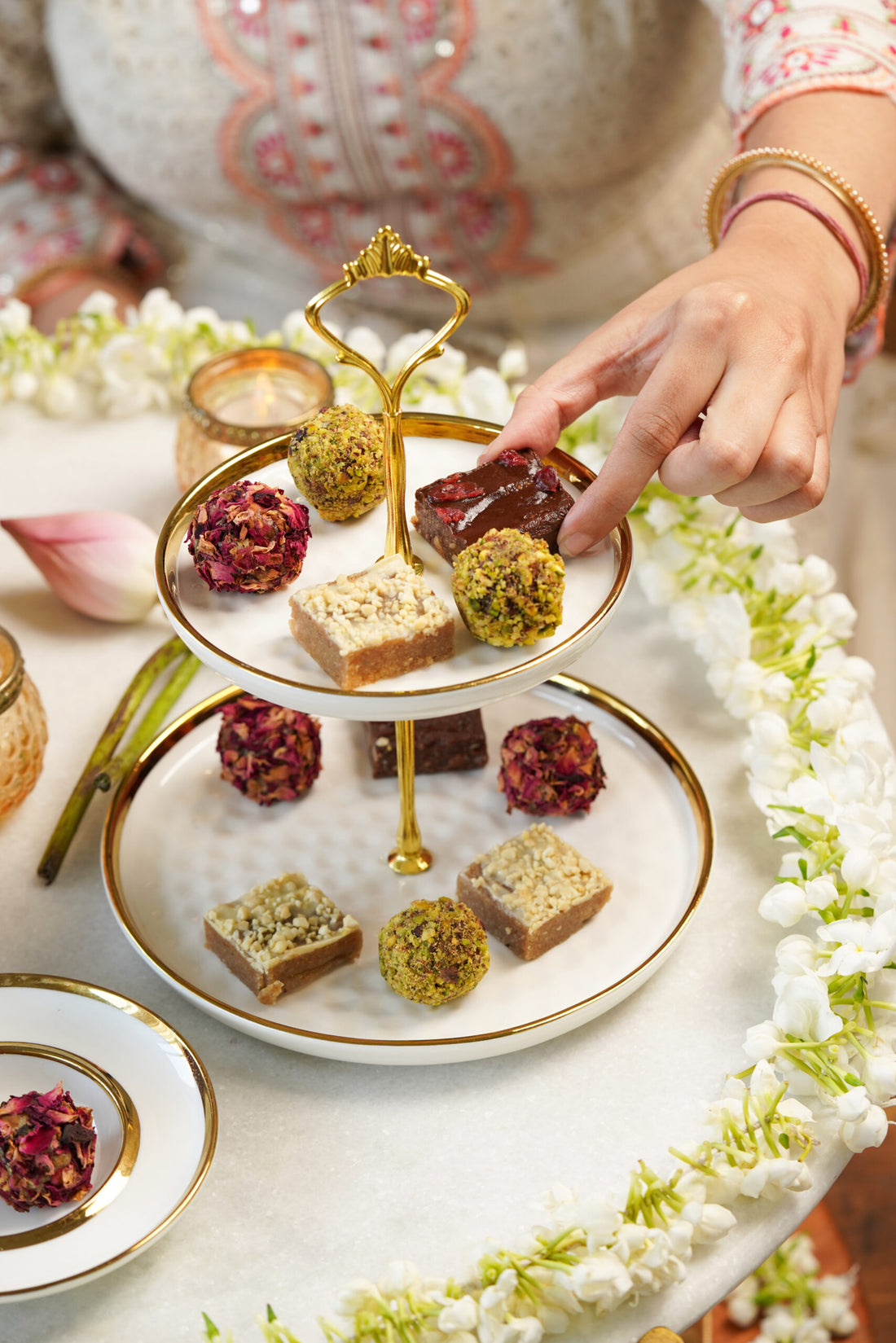 Diwali Mithai Box – Vegan, Gluten Free &amp; Refined Sugar Free – Nature’s Soul - 4 Flavours