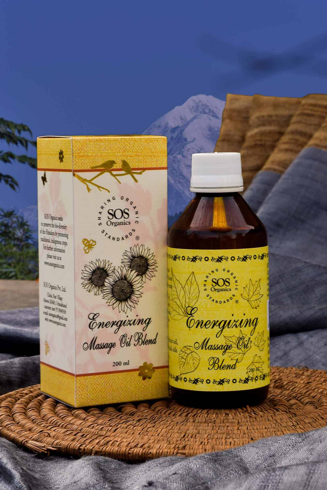 Energizing Massage Oil Blend - SOS Organics - 200ml
