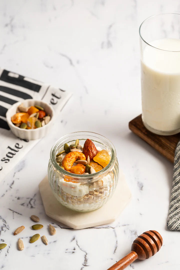 Nut Mix | Maple Chilli Glazed Nut Mix (Cashews, Almonds, Dried Mango, Dried Pineapple, Pumpkin &amp; Sunflower Seeds)- All Natural, Plant Based – Vegan, Gluten Free,- Non GMO &amp; No Added Artificial Flavor – natch – 120gm