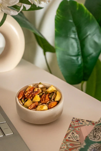 Nut Mix | Maple Cinnamon Glazed Nut Mix -Pecans, Almonds, Dried Apples, Sunflower &amp; Pumpkin- All Natural, Plant Based – Vegan, Gluten Free,- Non GMO &amp; No Added Artificial Flavor – natch – 120gm